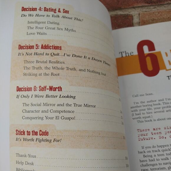 Sean Covey - 6 Most Important Decisions You'll Ever Make : Guide for Teens -‎ PB - Picture 4 of 11